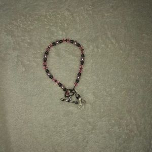 Breast cancer bracelet